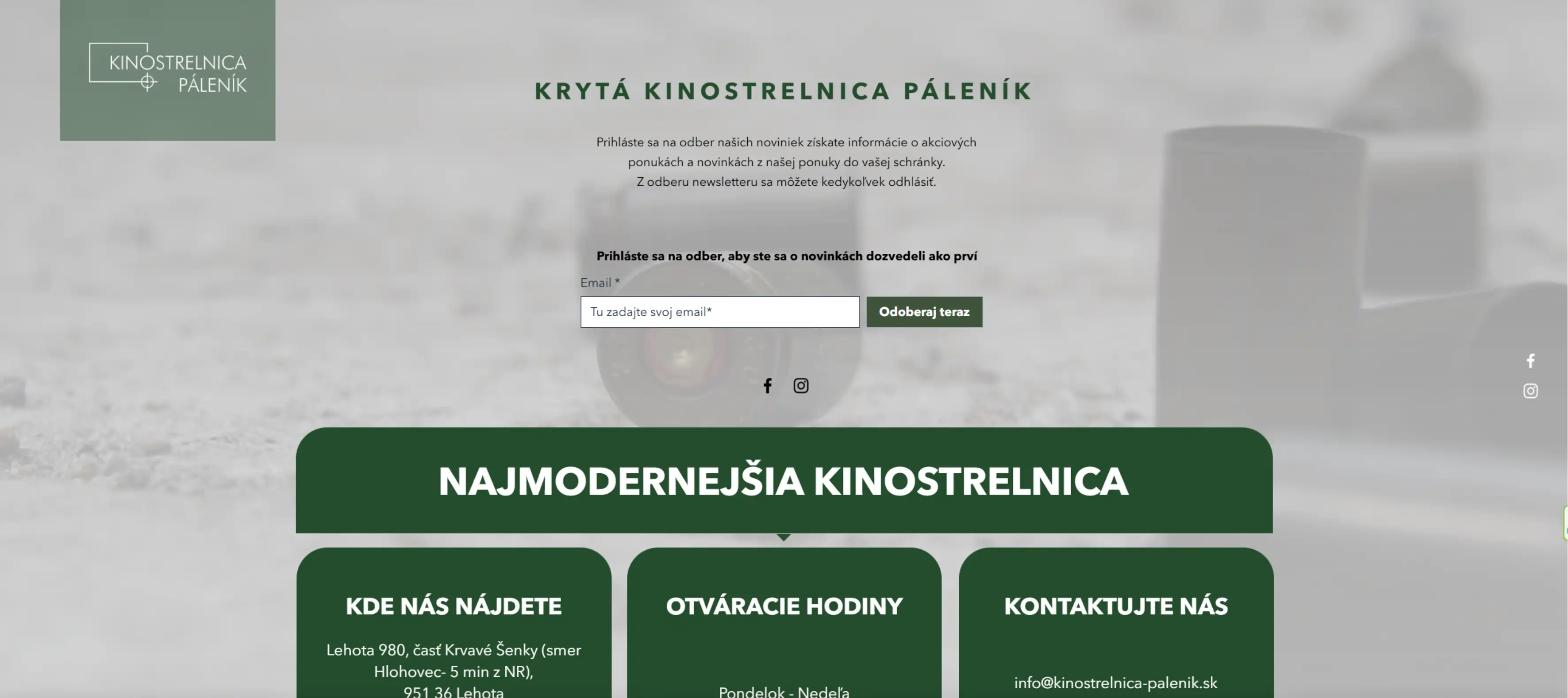 Web pre Kino Strelnica